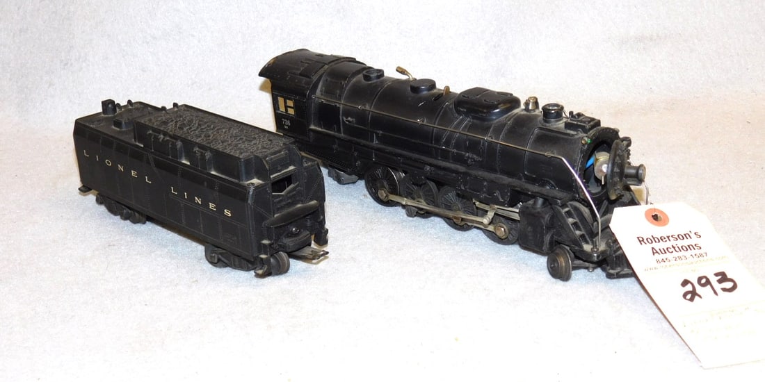 Lionel Engine #726 w/Tender C. 1946 (1 of 2)