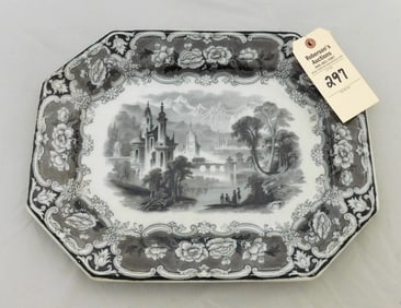 12 1/2x16" Historical Ironstone Platter