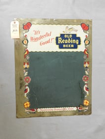 PA Dutch "Old Reading Beer" Chalkboard