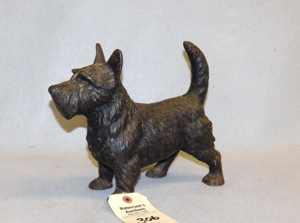 Vintage Iron Scottie Doorstop (1 of 3)