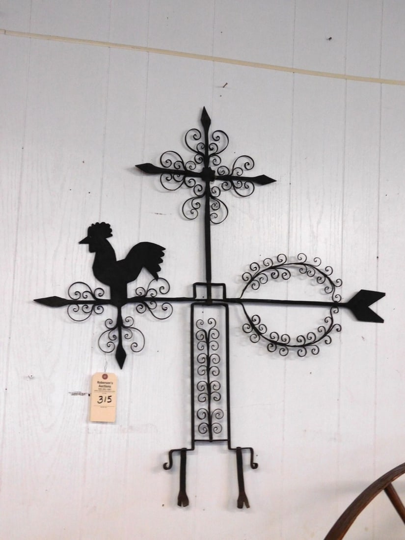 Wrought Iron Wind Directional (1 of 1)
