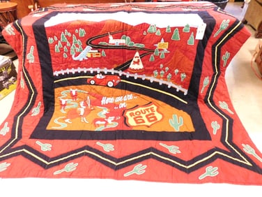 Handone Modern Quilt "Rte. 66"