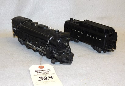 Lionel Engine #665W w/Tender #6026W