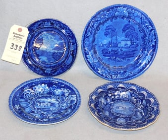 4 Stafforshire Historical Plates