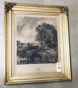 29 1/2x24 1/2" Landscape Engraving From a Painting by John Constable, Esq. RA