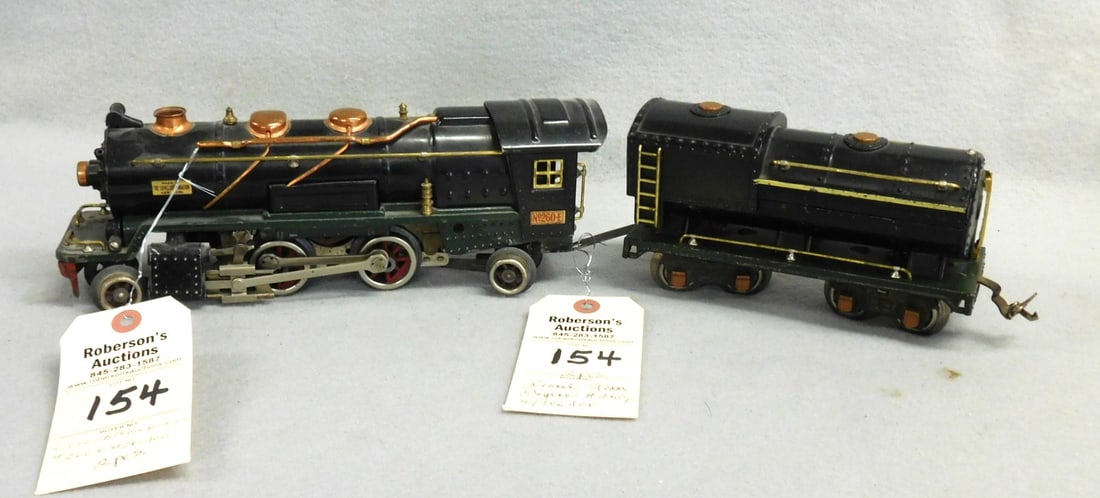 2 Pcs. - Lionel Steam Engine # 260E & Tender (1 of 2)