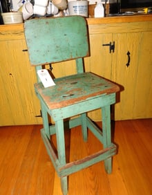 Early Primitive Tall Chair