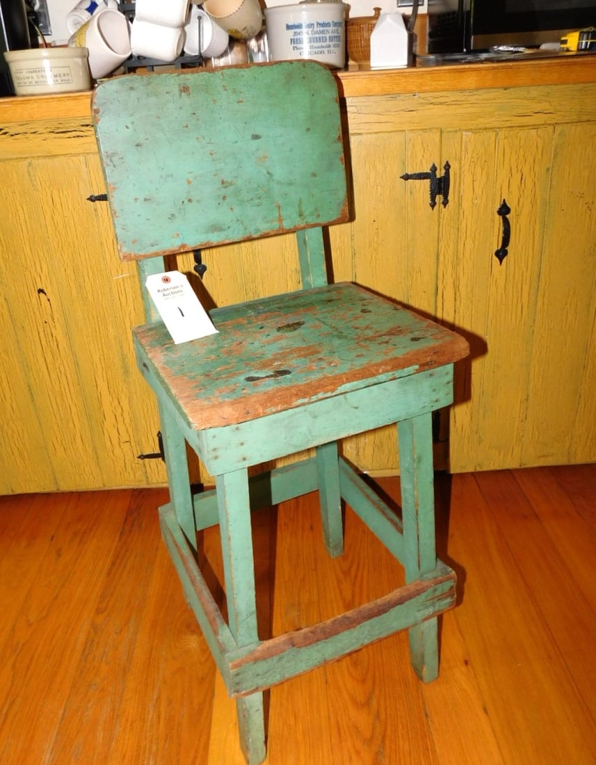 Early Primitive Tall Chair