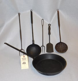 6 Early Pcs. of Ironware