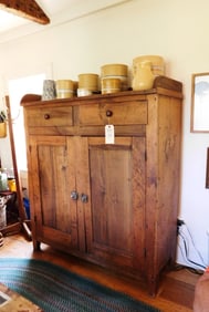 Early Pine Jam Cupboard in PA Style