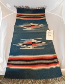 Native American  Wool Woven Rug