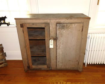 C. Mid 19th C. 2 Dr. Utility Cupboard