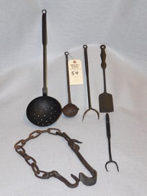 6 Pcs Early Ironwares