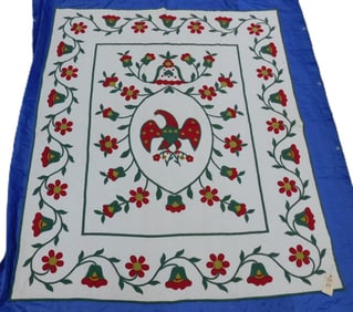 Handstiched  Apllique Quilt