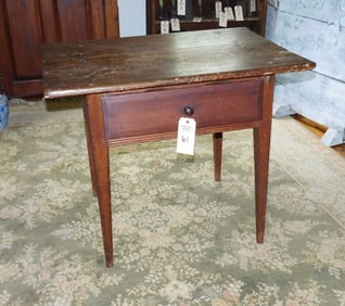 Early Pine 1 Drwr. Work Table
