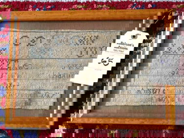 Very Early Sampler by Adaline Webb