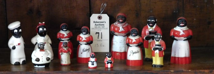 13 Pcs. Black Collectibles
