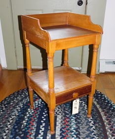 Early Maple Washstand w/Drwr.
