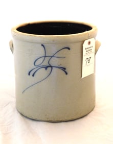4 Gal. Decorated Stoneware Crock