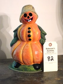 Artisian Papier Mache Pumpkin