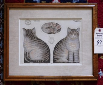 Brown Tabby Cat Art