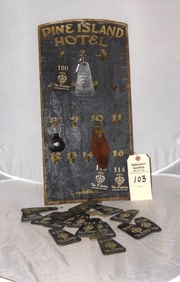 Pine Island NY Hotel Board w/Keys