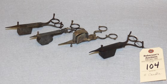 4 Victorian Wick Trimmers