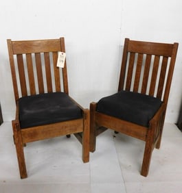 Pr. Mission Oak Side Chairs