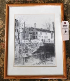 Sketch of Warwick, NY by B. Bogdanovic