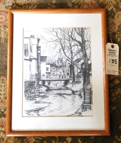 Sketch of Warwick, NY by B. Bogdanovic