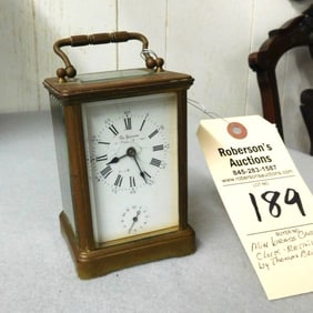 Miniature Brass Carriage Clock