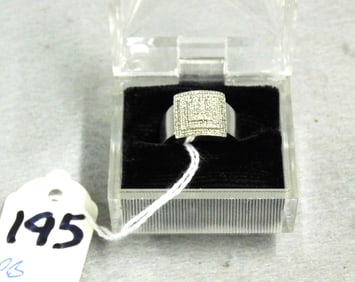Sterling Lady's Cubic Zirconia Ring