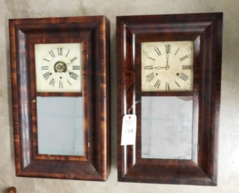2 Jonathan Frost Full Sz. Shelf Clocks