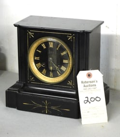 French Marble Mantle Clock C. 1880