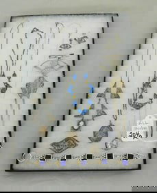 9 Pcs. of Sterling Estate Jewelry