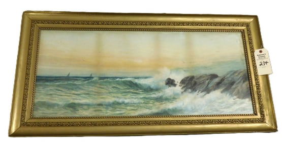 17"x 38 1/2" W/C  Signed Otis Weber