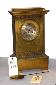 Brass Shelf Clock