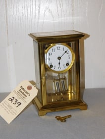 Ansonia Brass Regulator Clock