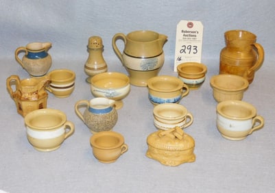 16 Pcs.of Yellow Ware & Mocha