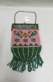 Super Beaded Bag w/Jewels Top