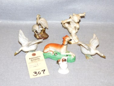 6 Early Porcelain Figurals
