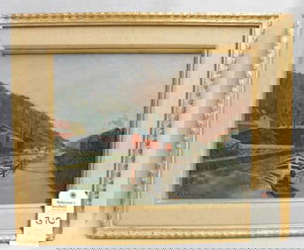 14"x18" O/B Signed F.S. Dellenbaugh