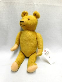 22"H Early Mohair Humpback Bear