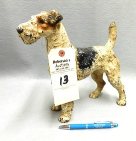 Cast Iron Terrier Dog Doorstop