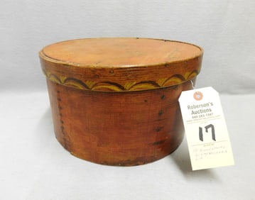 Early Paint Decorated Pantry Box