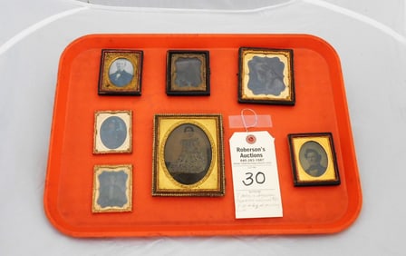 7 Ambrotypes & Daguerrotypes