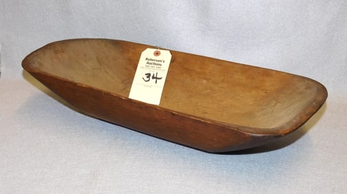 Deep Early Wooden Bowl