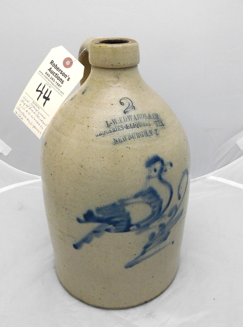 2 Gal. Newburgh, NY Stoneware Jug (1 of 2)