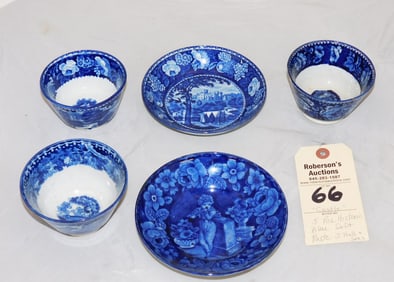 5 Pcs. Historic Blue Soft Paste