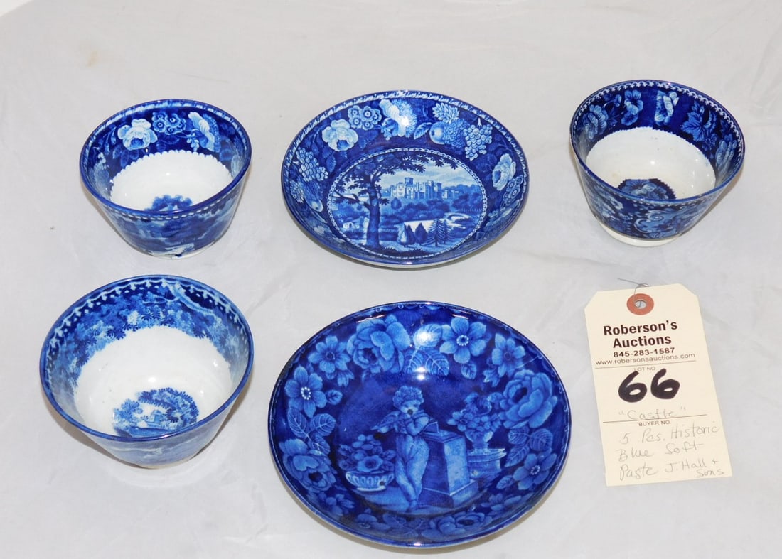 5 Pcs. Historic Blue Soft Paste (1 of 1)